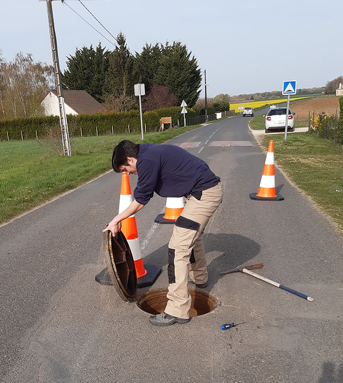 Satese37, contrôle raccordement assainissement